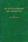 Steenblok, dr. C. - De bestaansgrond der gemeenten