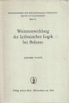Danek, Jaromír - Weiterentwicklung der Leibnizschen Logik bei Bolzano