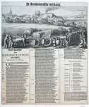 Claes Jansz Visscher II (1587-1652) - [Antique print, etching and letterpress] De Arminiaensche uytvaert, published 1619.