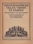 Emilie van Kerckhoff - Oud-Italiaansche Villa's Tuinen en Parken