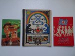 Daane, Laurens A., Piet Marée & André Vlaanderen. - Kinderconfetti/ Het verhaal van Prik en Paal voor A.V.R.O.'s jeugd/ Van alles en nog wat. Geïllustreerd Ontspanningsboek. Geschenk aan de jonge A.V.R.O.-luistervinken. 3 delen.