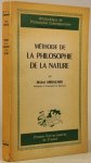 AMBACHER, M. - Méthode de la philosophie de la nature.