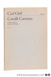 Orff, Carl. - Catulli Carmina. Ludi scaenici Studien-Partitur ED 4565.