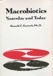 Kotzsch, Ronald E. - Macrobiotics; yesterday and today