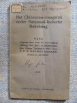 Douwes Dekker, E.F.E. - HET CHINEEZEN-VRAAGSTUK ONDER NATIONAAL-INDISCHE BELICHTING Rede uitgesproken voor de vereeniging Chung Hwa Hui, te Amsterdam, den 20sten December 1913. Overdruk uit DE INDIËR