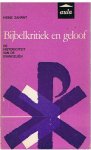 Zahrnt, Heinz - Bijbelkritiek en geloof - de historiciteit van de evangelien