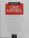 Deleu Jozef, Niessen Frits, e.a. - Ons Erfdeel Algemeen Nederlands tweemaandelijks Cultureel Tijdschrift 35e jaargang 199 nummer 4
