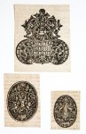 Sichem, Christoffel van II (c.1581-1658) - Two oval panels with gods and a decoration (Twee ovale panelen met goden en decoraties).