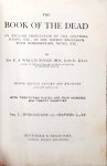 Budge, E A Wallis - Book of the Dead