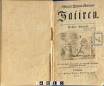 Gottlieb Wilhelm Rabener - Gottlieb Wilhelm Rabeners Satiren