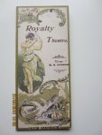 theater - Zeven verschillende theaterprogramma's [ca. 1900] (reprints)
