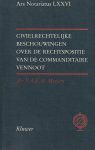 V.A.E.M. Meijers - Civielrechtelijke beschouwingen over de rechtspositie van de commanditaire vennoot. Diss.