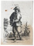 Savery, Salomon (1594-1678) after Quast, Pieter Jansz. (1605/6-1647) - Spotprent/Satirical Print: C. Appelton/Admiraal Appelton.