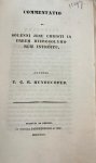 Huydecoper, T.C.R. - Dissertation theology Utrecht Huydecoper 1829 | Commentatio de solenni Jesu Christi in urbem Hierosolymorum introitu. Utrecht Paddenburg en Comp. 1829