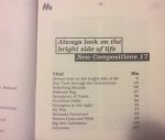 Johan Willem Friso Kapel, Alex Schillings - New Compositions For Concertband 17 "Always Look On The Bright Side Of Life"