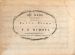 Himmel, Friedrich Heinrich: - An Hebe : zum Singen mit Begleitung des Forte-Piano