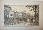 Alff, Paul van (1895-1962) - [Lithography/litografie] "Groote Houtbrug en omgeving".