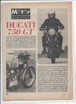  - Ducatie 750 GT, Motor roadtest