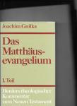 Gnilka, Joachim - Das Matthäus-evangelium  1teil
