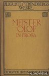 Strindberg, August - August Strindbergs Werke: Meister Olof in Prosa