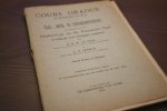 Bock de A.H.W. en Leeman A.D. - Cours Gradué d'exercices. Onderwijs in de Franse taal op scholen voor uitgebreid onderwijs derde stukje, 1e halfjaar.