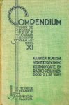 Vries, P.L. de - Compendium voor de diploma's 1e, 2e en 3e stuurman Groote Vaart Kaarten, Koers & Verheidsrekening, Kustnavigatie en Radiopeilingen