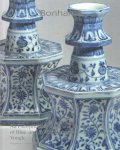 Bonhams - An Exceptionally Rare and Important Pair of Blue-and-White Octagonal Candlesticks Yongle