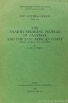 PRINS, A.H.J. - The Swahili-speaking people of Zanzibar and the East African coast (Arabs, Shirazi, and Swahili).