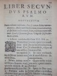 A. Gilb. Genebrardo - Psalmi Davidis, vulgata editione, calendario Hebraeo, Syro, Graeco, Latino, Argumentis, et Commentariis genuinum [...]