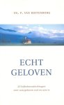 Ruitenburg, Ds. P. van - Ruitenburg, Ds. P. van-Echt geloven
