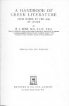 Rose, H.J. - A handbook of Greek literature, from Homer to the age of Lucian.