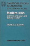 ósiadhail,  Mícheál - Modern Irish: Grammatical Structure and Dialectal Variation