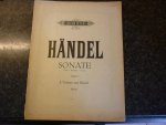 Handel; Georg Friedrich (1685-1759) - Sonate G moll; Opus 2 (Herausgegeben von Richard Barth)