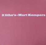 Kempers, Mart - 3 losse litho's van Mart Kempers in bewaarmap van karton. Zeer goed. 25 x 25 cm.