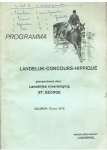 Redactie - Programma Landelijk-concours-hippique georganiseerd door Landelijke Rijvereniging St. George