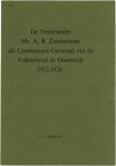 Jacques Louis Joseph Bosmans - De Nederlander Mr. A.R. Zimmerman als commissaris-generaal van de volkenbond in Oostenrijk