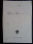 Schefold, Dr.R. - Harmonie en rivaliteit, Verbeelding van botsende principes in Indonesie, Rede bij aanvaarding ambt hoogleraar Culturele Antropologie en sociologie van Indonesie, RU Leiden