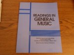 Pogonowski, L. - Readings in general music : selected reprints from Soundings, a publication of the Society for General Music, 1982 to 1987