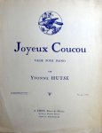 Hutse, Yvonne: - Joyeux coucou. Valse pour piano [op. 8]