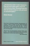 KINSKI, KLAUS (1926 - 1991) - Ich bin so wild nach deinem Erdbeermund. Erinnerungen.