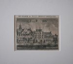 antique print (prent) - De hand en voetboogs-doelens (Amsterdam, hand en voetboogdoelen)