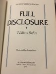William Safire - The first edition Society; Full Disclosure