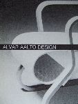 Alvar Aalto - Alvar Aalto Design, uitklapbare brochure (4 bladen) met zw/w foto`s van alle artek ontwerpen van Alvar Aalto