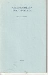Schuijt, G.A.I. - Publieke omroep, hoezo publiek ? - Rede 1993