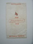 CARRELL, ANDRE, - Programma Je Maintiendrai. Alcmaria Victrix 1898-1948. Revue in 24 taferelen.