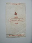 CARRELL, ANDRE, - Programma Je Maintiendrai. Alcmaria Victrix 1898-1948. Revue in 24 taferelen.