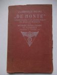 -. - Jaarboekje 1912-1913 "De Honte". Vereeniging van leerlingen en oud-leerlingen der Openbare Handelsschool te Vlissingen, opgericht 11 october 1911.