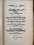 Woldringh, Wicherus, uit Groningen - Dissertation legal 1836 | Dissertatio juridica inauguralis, qua duae quaestiones juris publici belgici explicantur [...] Groningen Joannes Henricus Bolt 1836