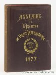 (Collectif) - Annuaire de l'Institut de droit international. Première année,  1877
