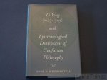 Birdwhistell, Anne D. - Li Yong (1627-1705) and epistemological dimensions of confucian philosophy.